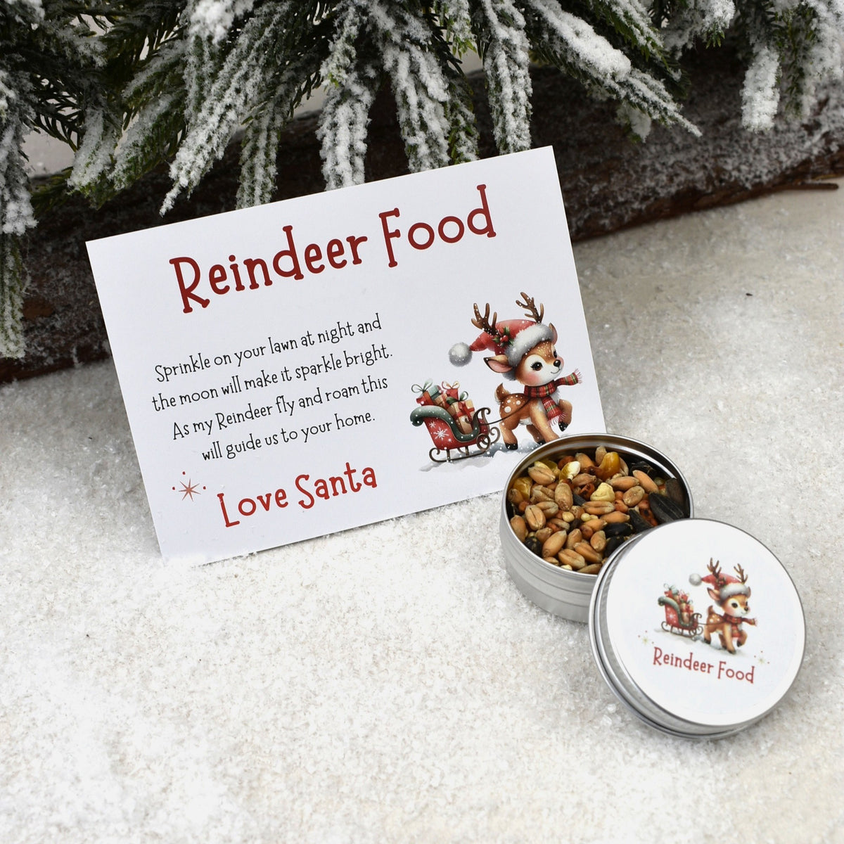 CLEARANCE - Reindeer Food - Tin (2)