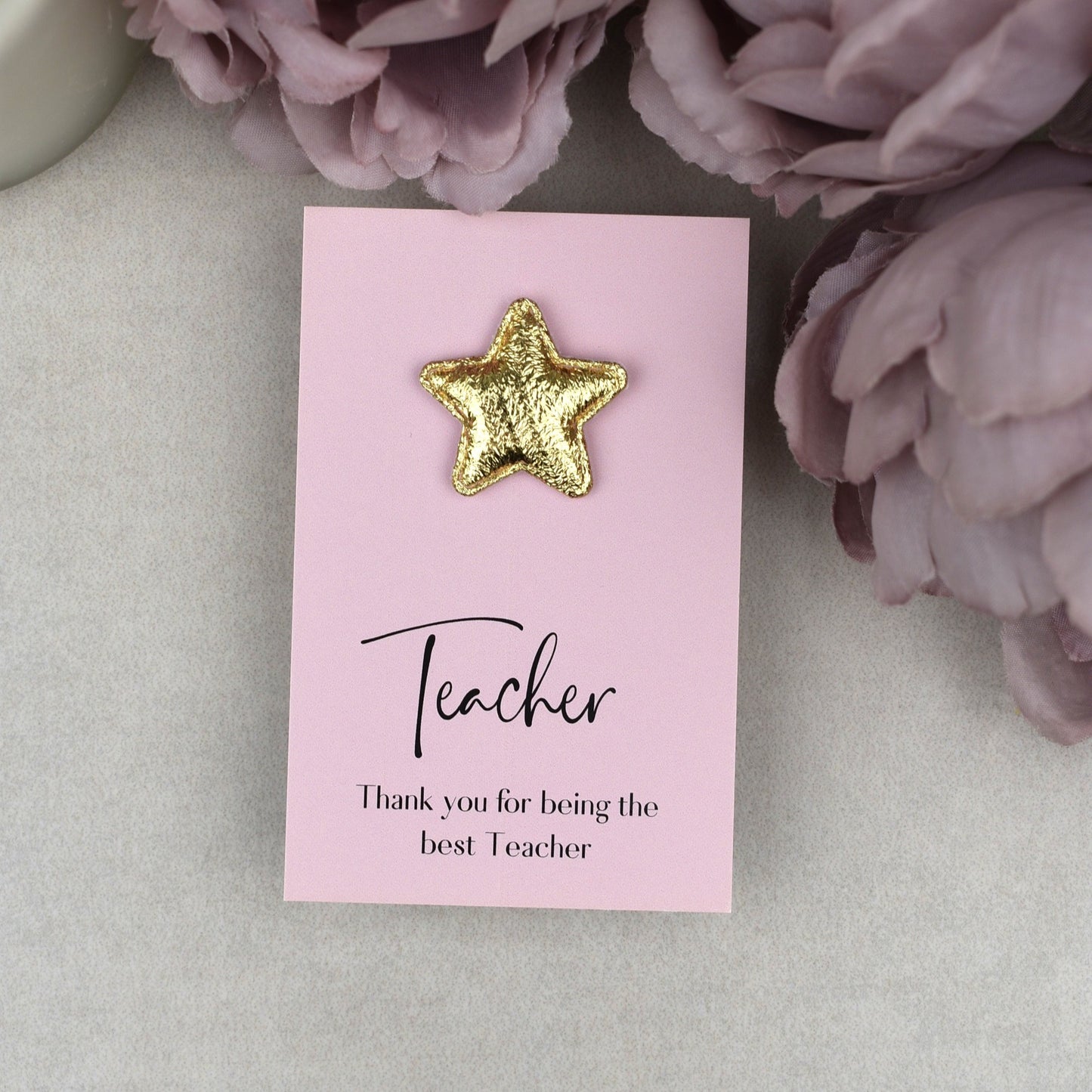 Thank You For Being The Best Teacher - Star