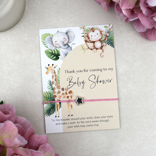 CLEARANCE - Thank You For Coming To My Baby Shower Wish Bracelet