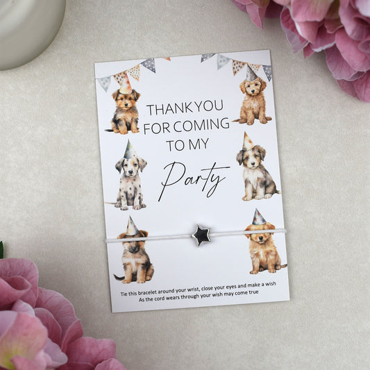 CLEARANCE - Thank You For Coming To My Party Dog Wish Bracelet