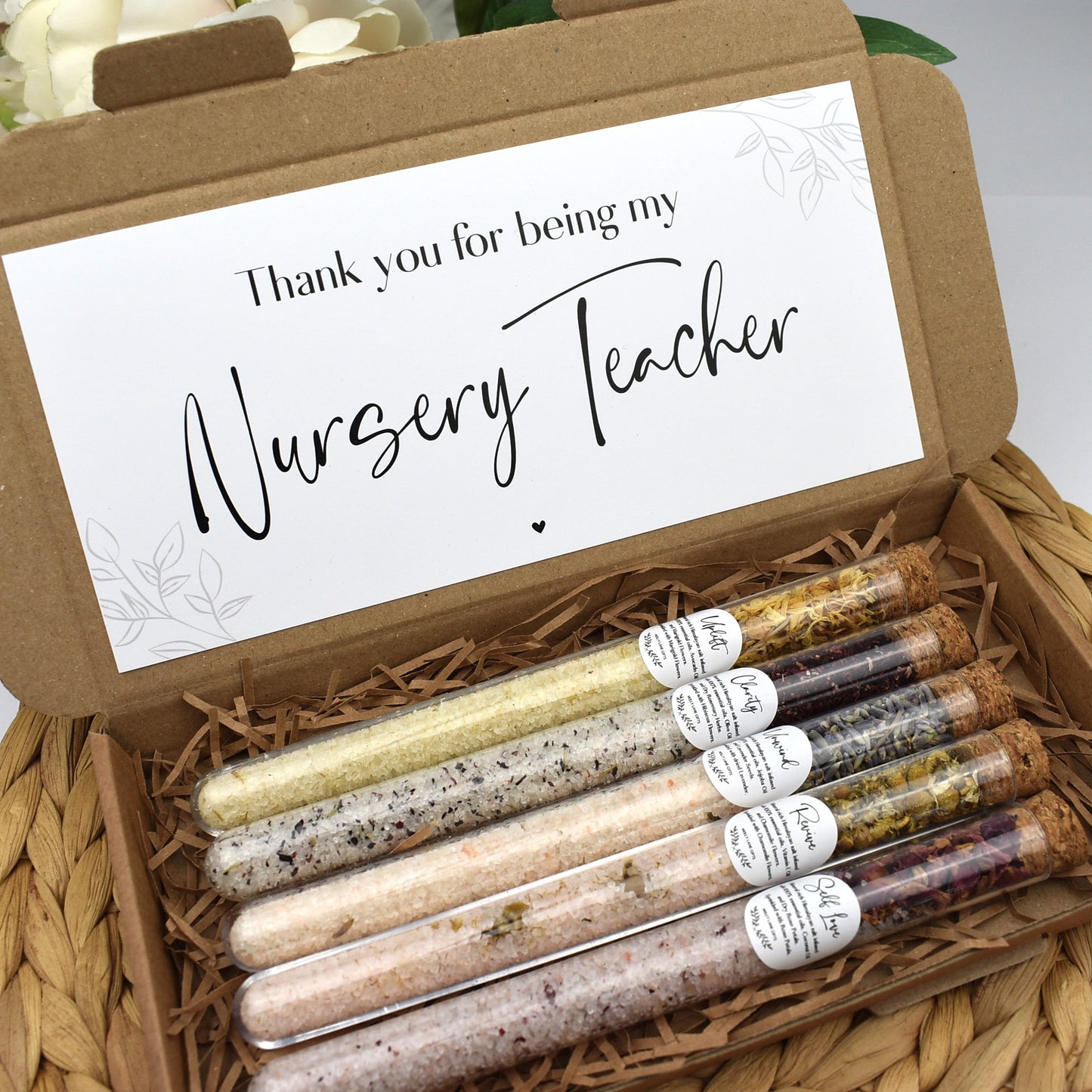 Thank You For Helping Me Grow Bath Gift Set