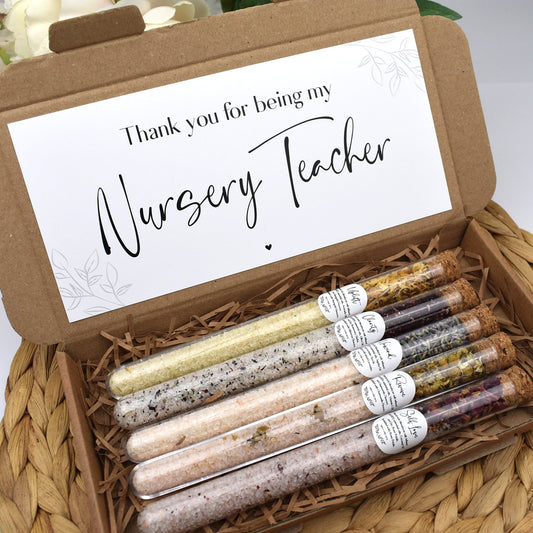 CLEARANCE - Thank You For Being My Nursery Teacher Bath Gift Set