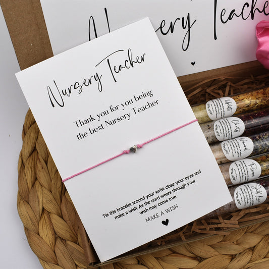 CLEARANCE - Thank You For Being My Nursery Teacher Bath Gift Set