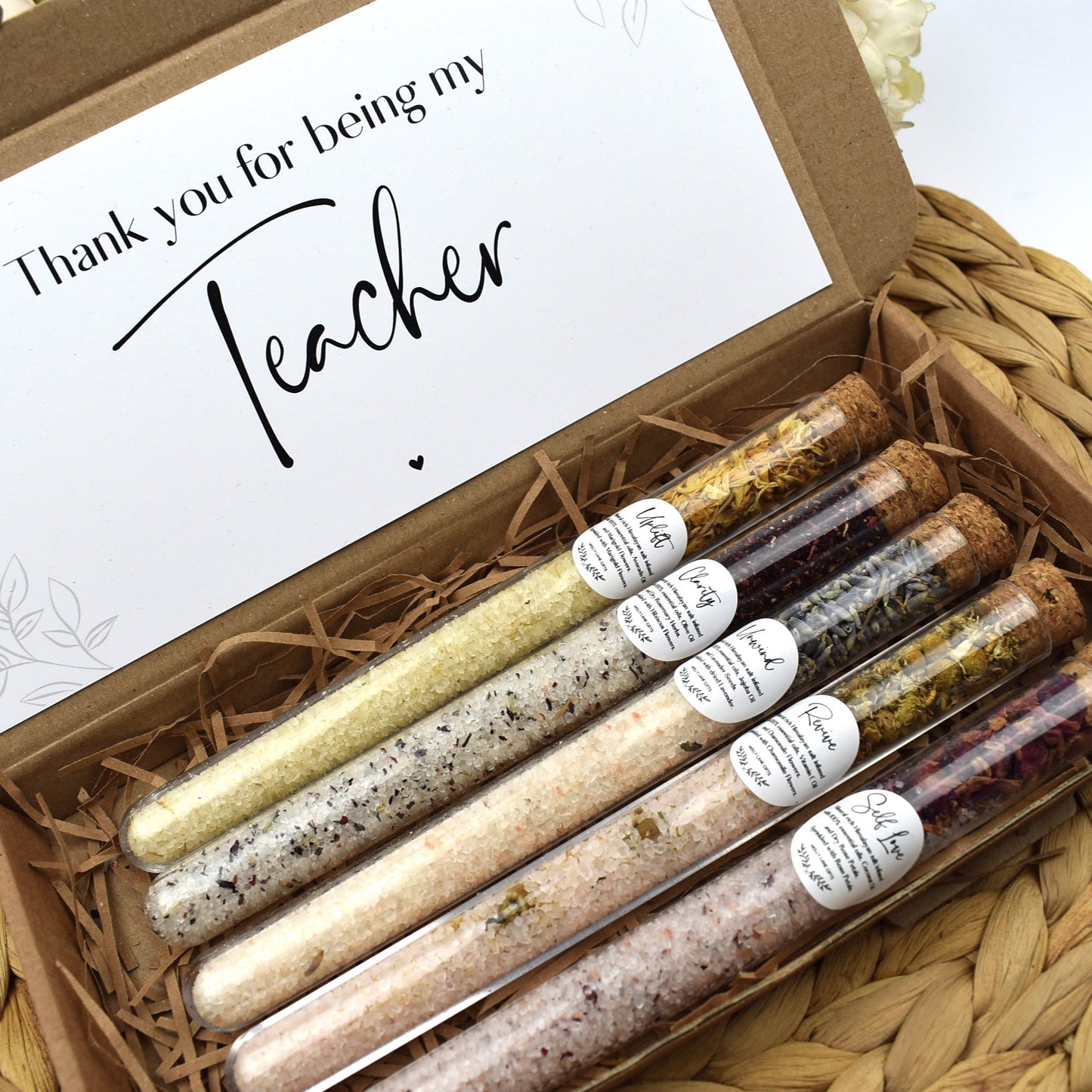 Thank You For Being My Teacher Bath Gift Set
