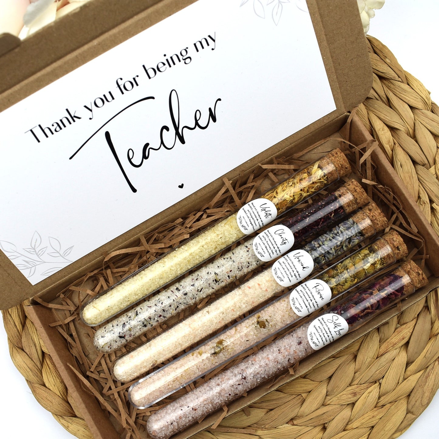 Thank You For Being My Teacher Bath Gift Set