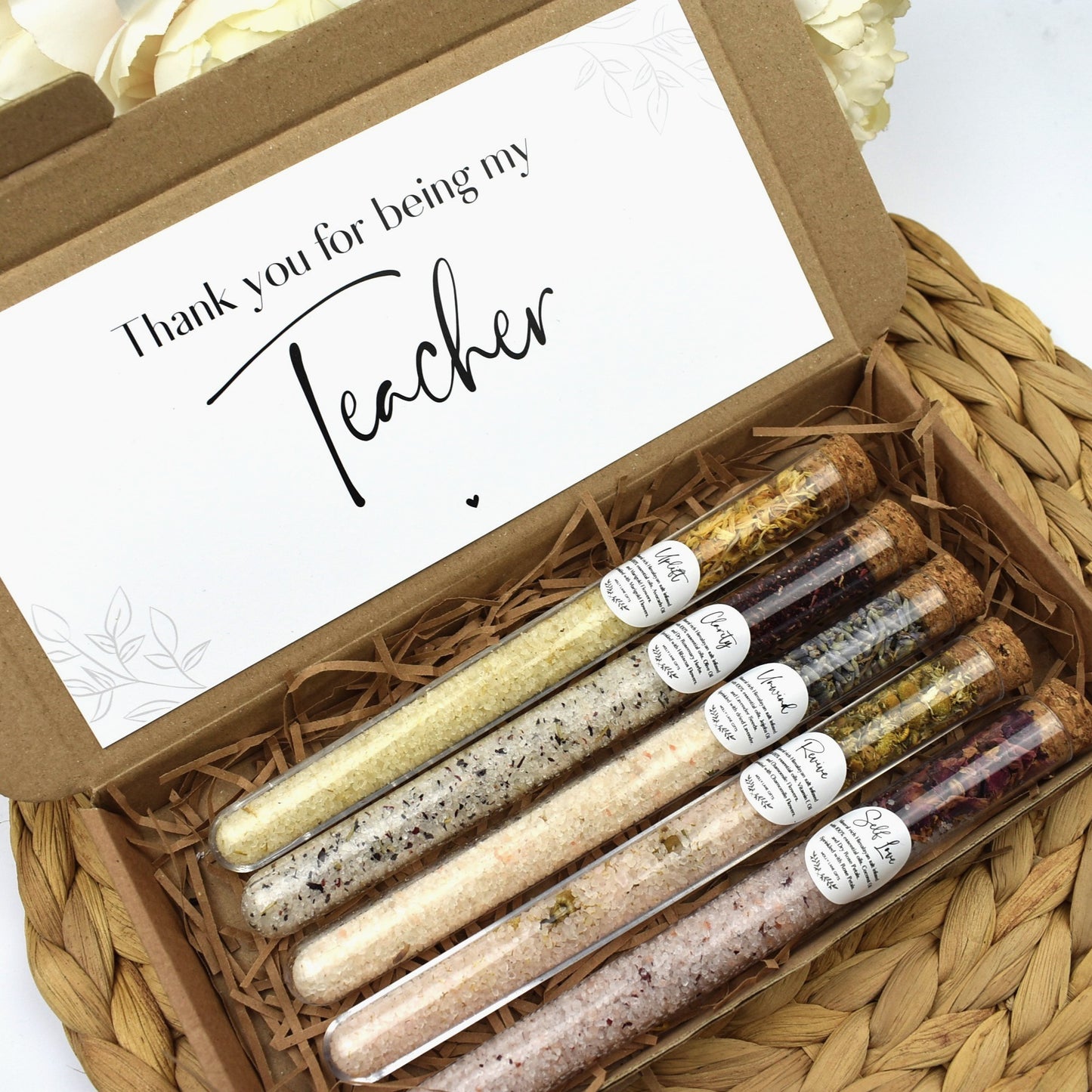 Thank You For Being My Nursery Teacher Bath Gift Set