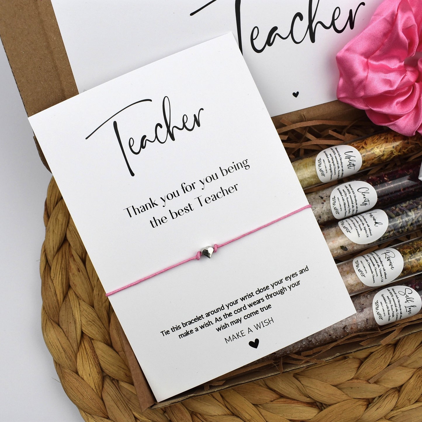 Thank You For Being My Teacher Bath Salt Gift Set