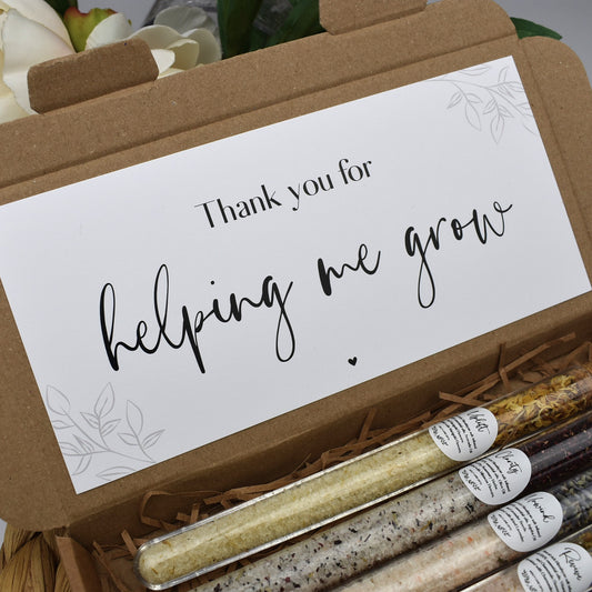 CLEARANCE - Thank You For Helping Me Grow Bath Gift Set