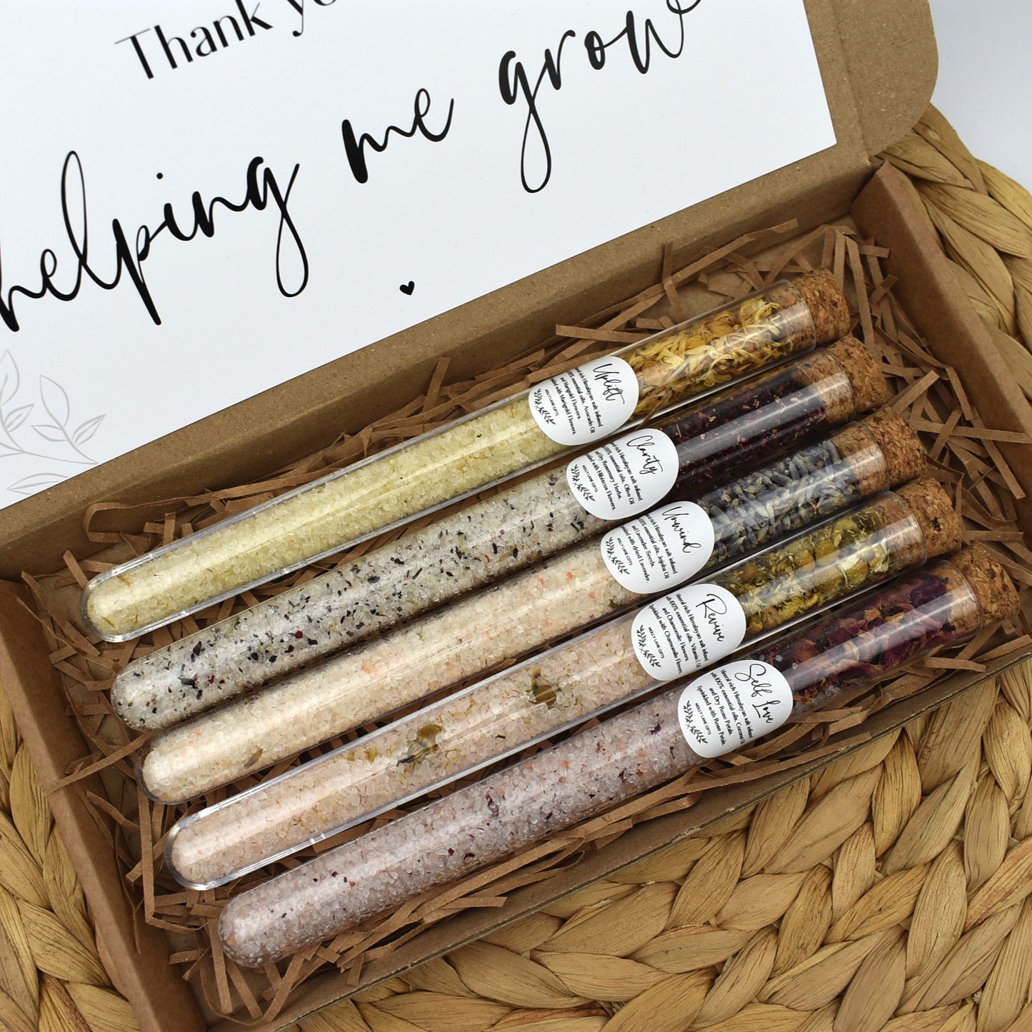 Thank You For Helping Me Grow Bath Gift Set