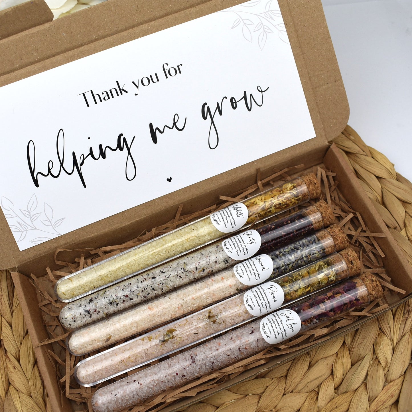 Thank You For Helping Me Grow Bath Gift Set