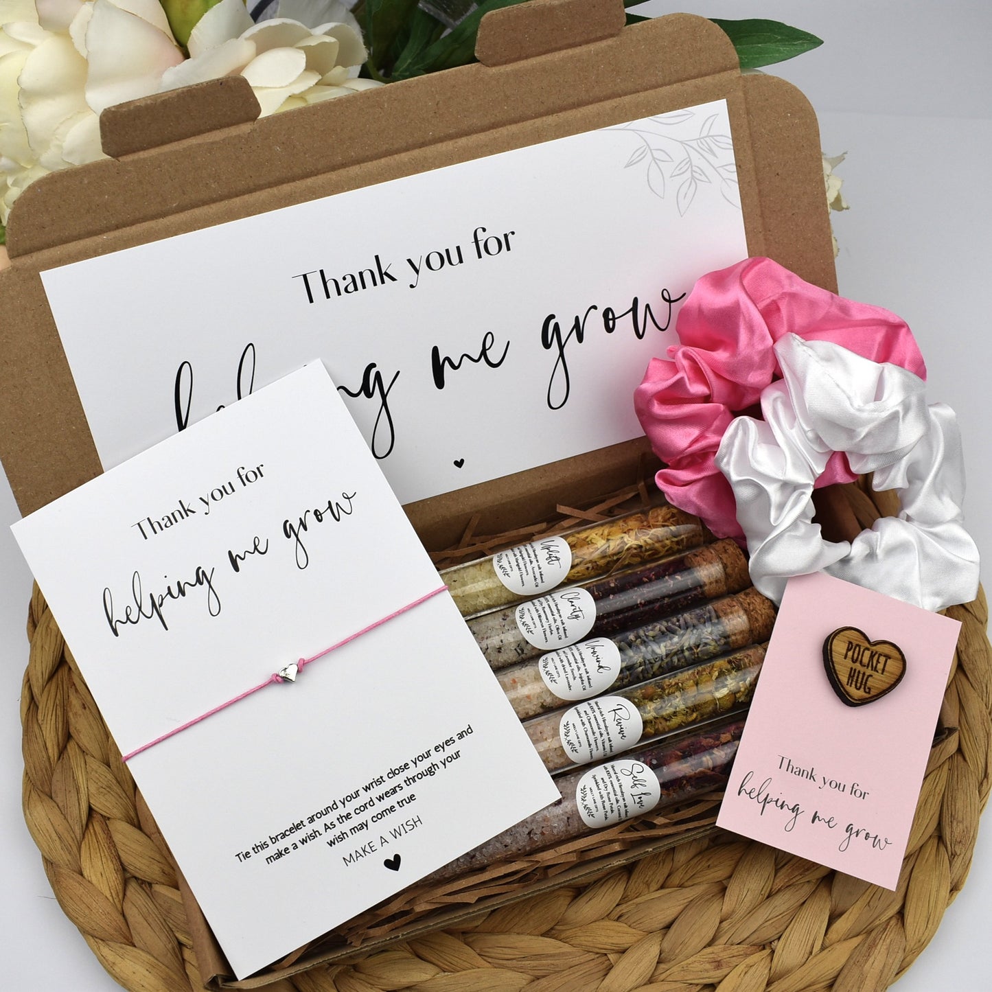 Thank You For Helping Me Grow Bath Gift Set