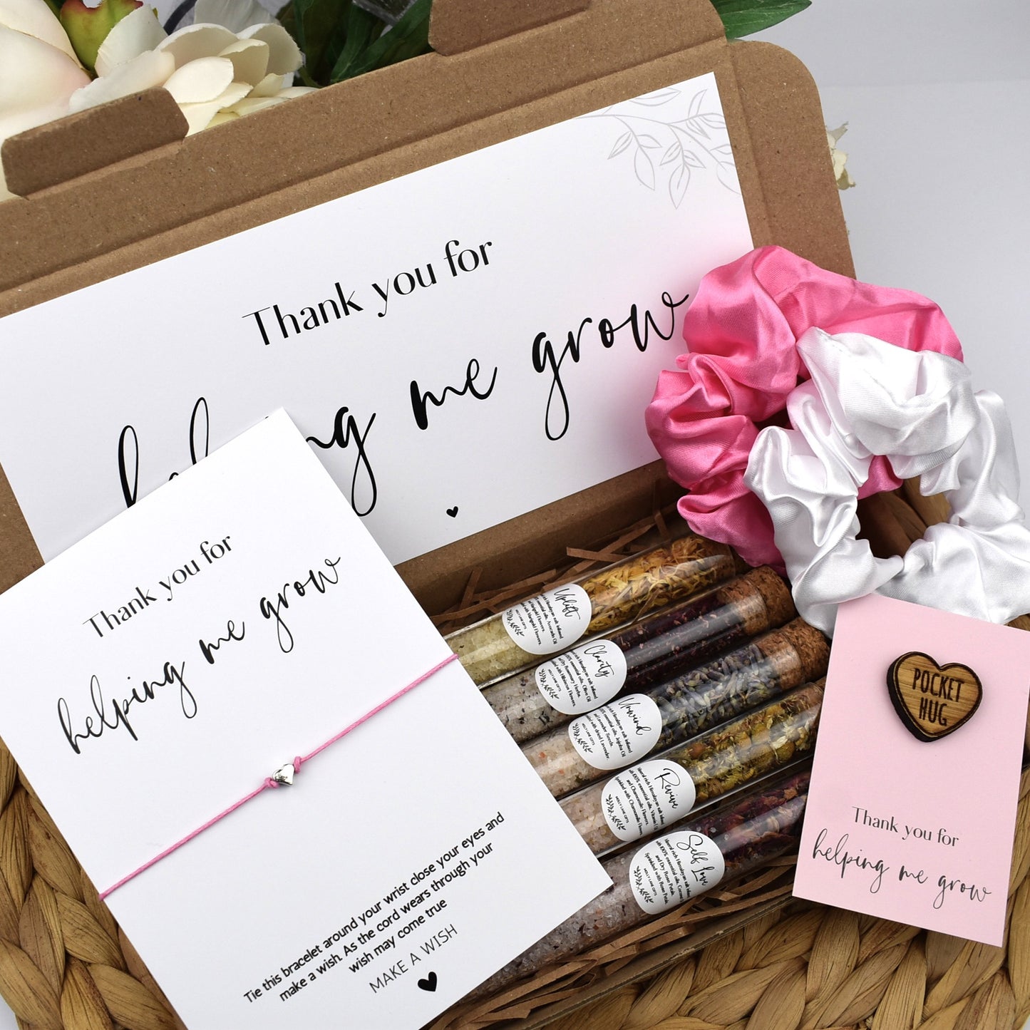 Thank You For Helping Me Grow Bath Gift Set
