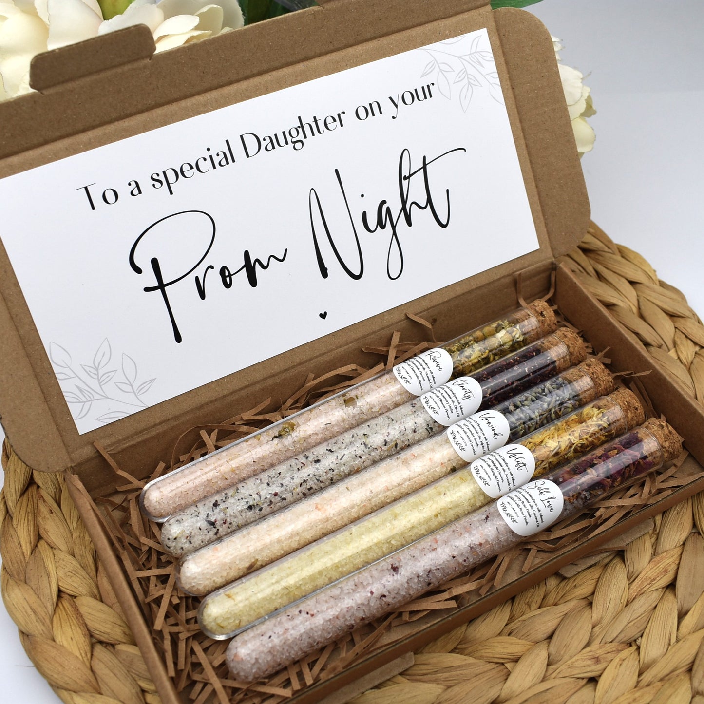 To A Special Daughter On Your Prom Night Bath Salt Gift Set