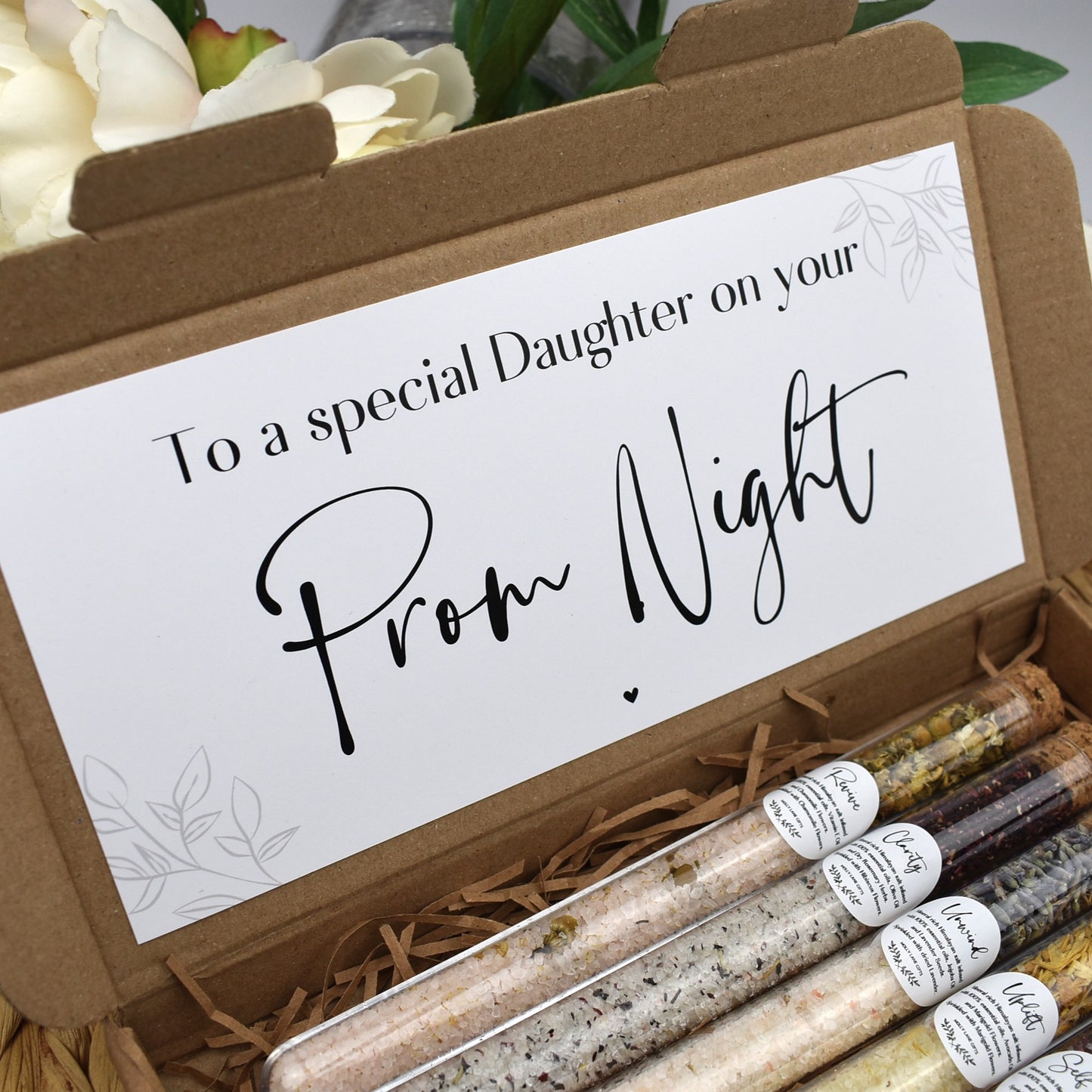 To A Special Daughter On Your Prom Night Bath Salt Gift Set