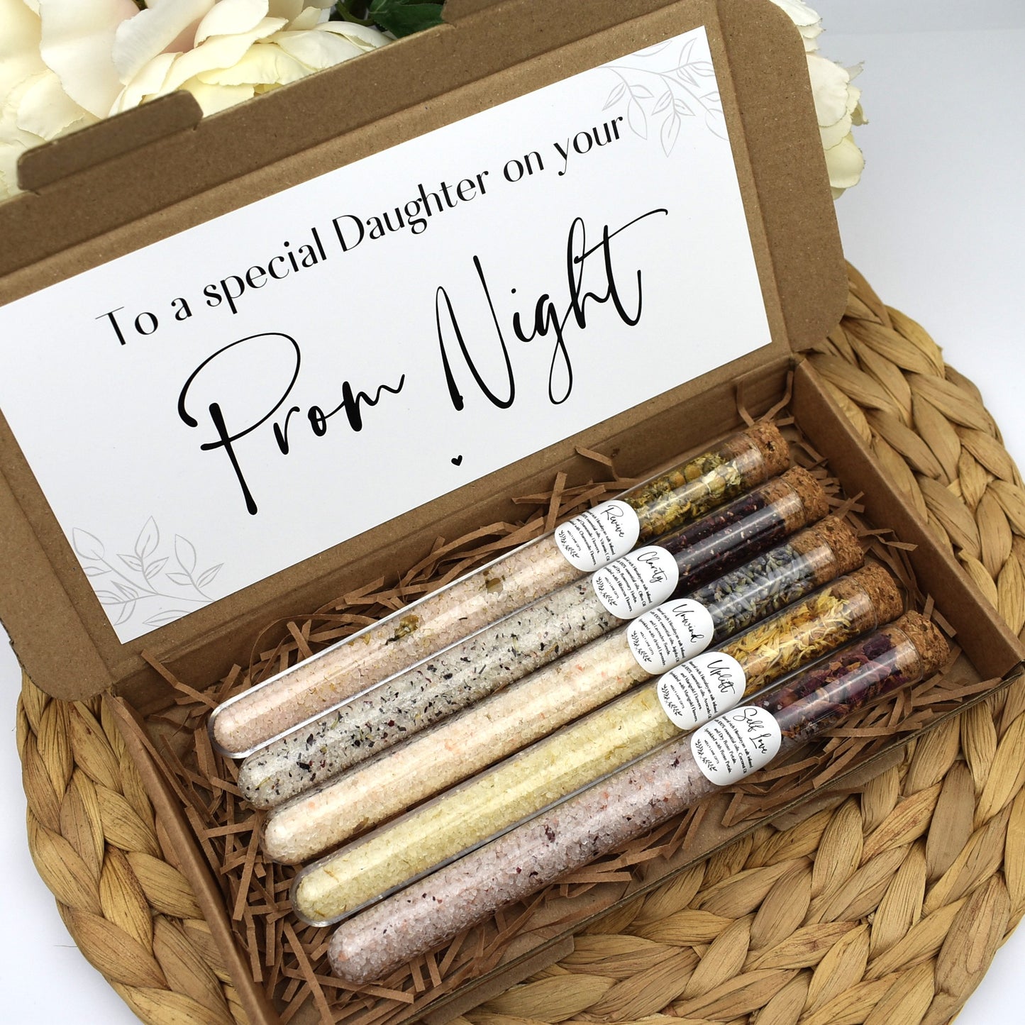 To A Special Daughter On Your Prom Night Bath Salt Gift Set
