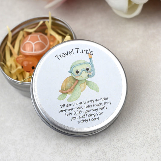 Travel Turtle – Mini Pocket Keepsake for Luck & Safe Journeys