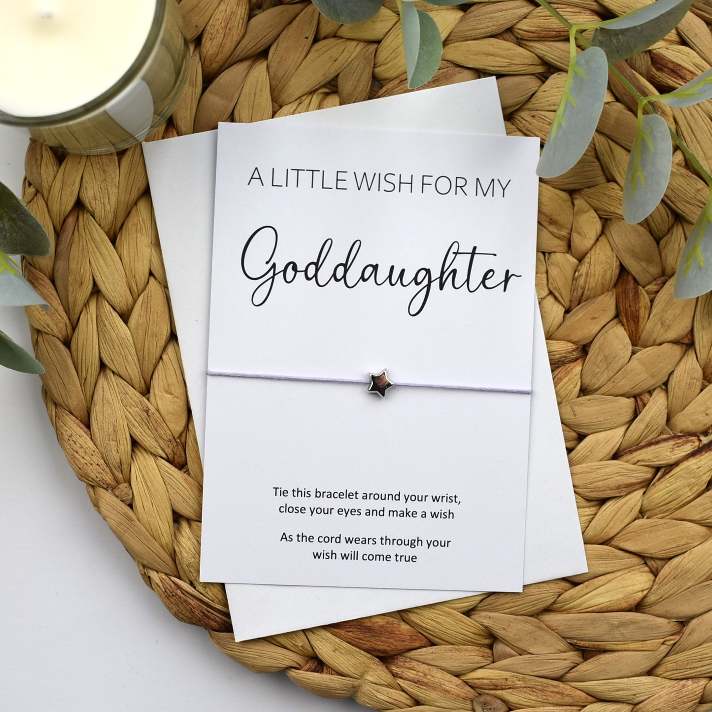 A Little Wish For My Goddaughter Wish Bracelet