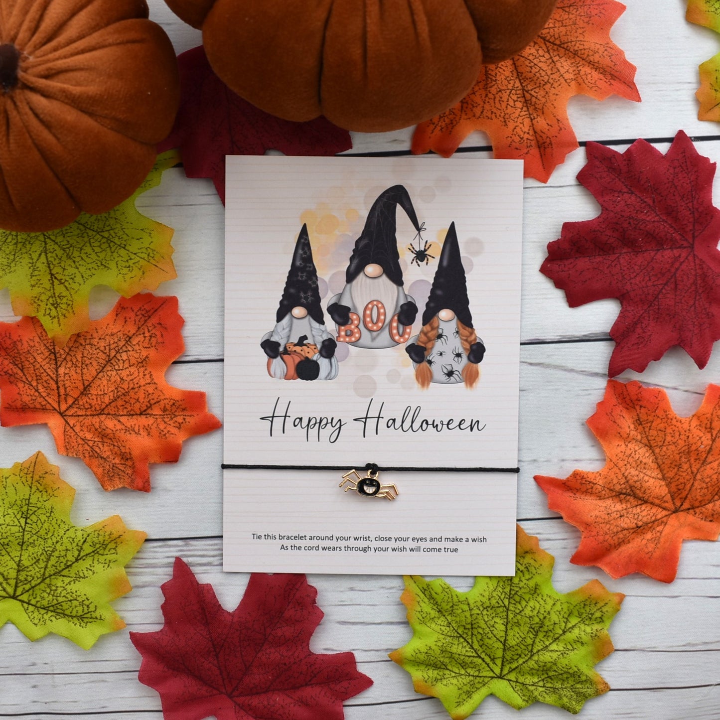 Happy Halloween Wish Bracelet | Halloween Charm