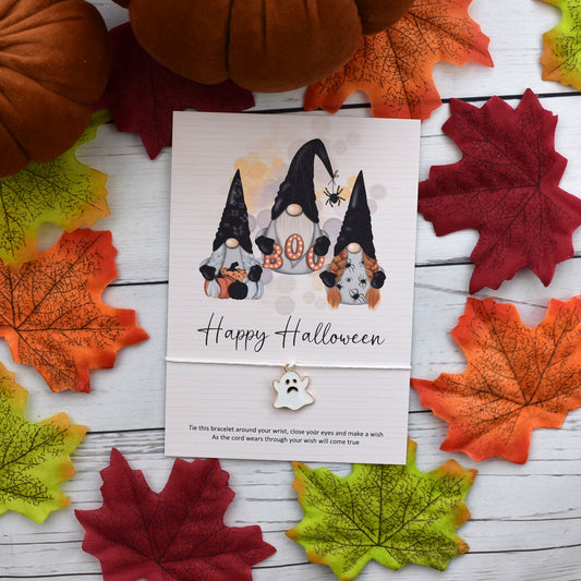 CLEARANCE - Happy Halloween Wish Bracelet | Halloween Charm