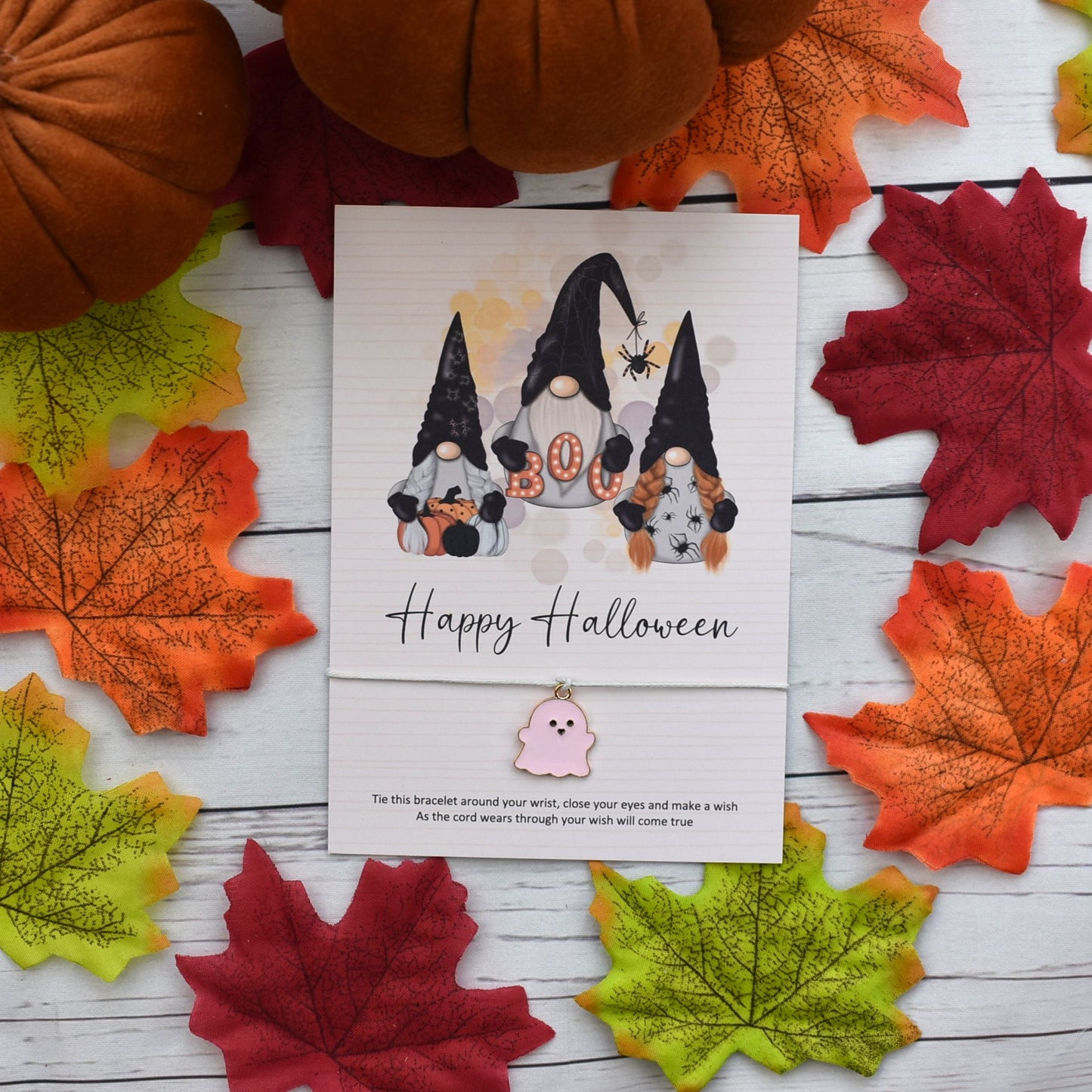 Happy Halloween Wish Bracelet | Halloween Charm
