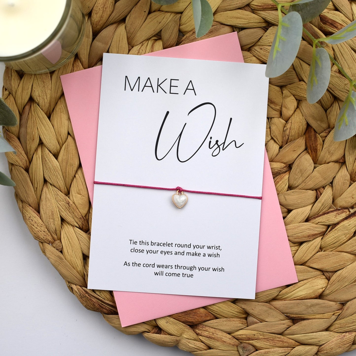 Make A Wish Wish Bracelet | Heart Charm