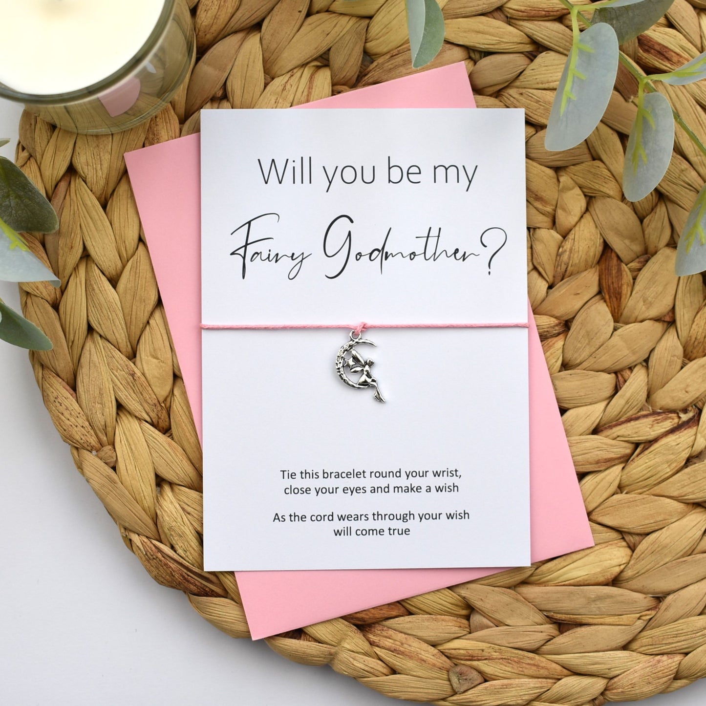 Will You Be My Fairy Godmother Wish Bracelet | Fairy Charm