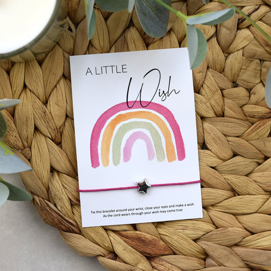 CLEARANCE - A Little Wish Rainbow Bracelet