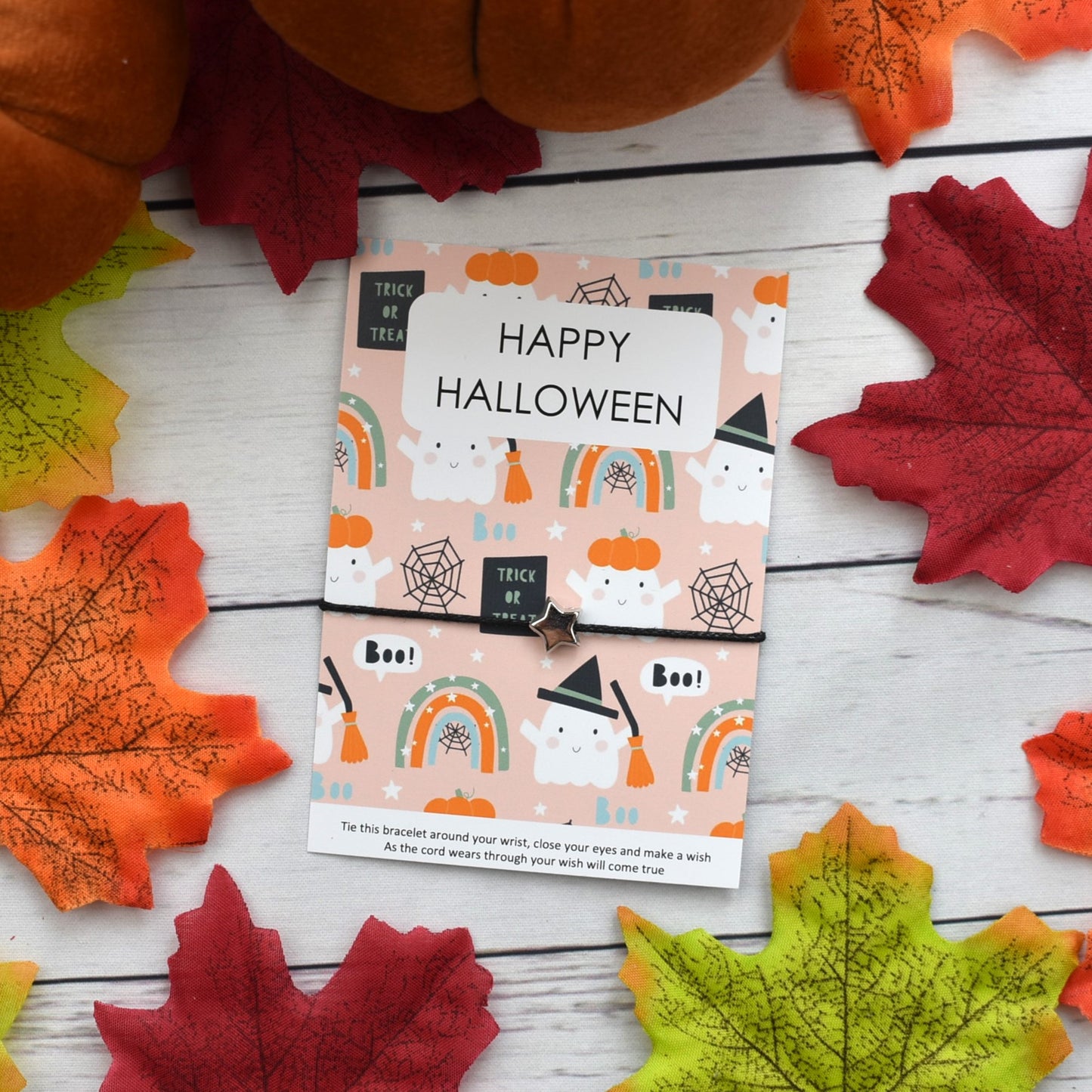 Happy Halloween Wish Bracelet