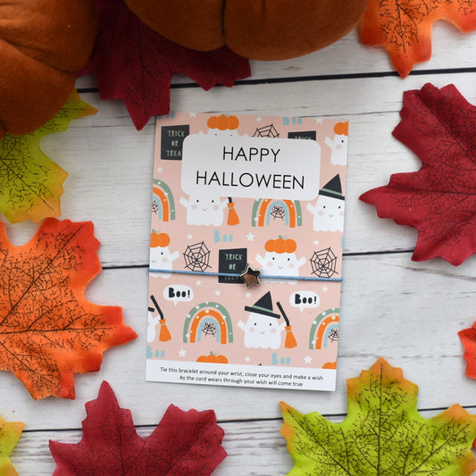 CLEARANCE - Happy Halloween Wish Bracelet