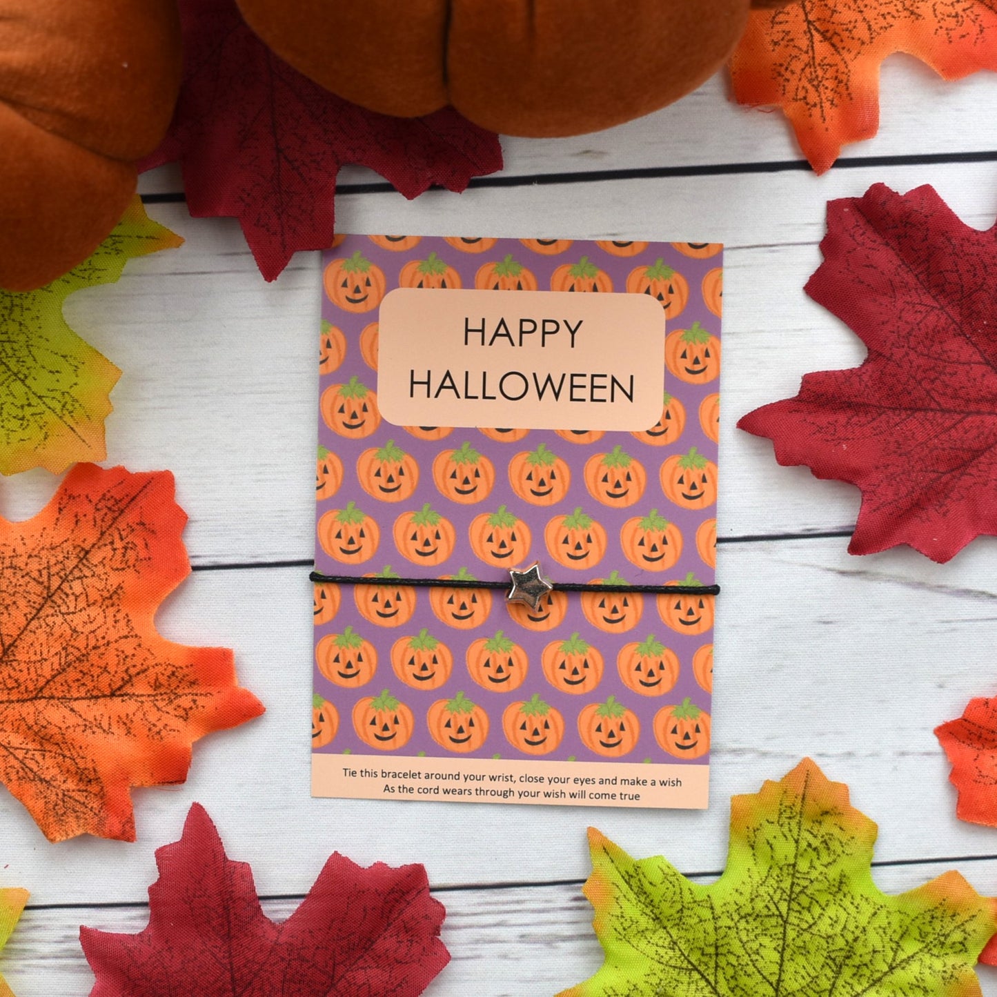 Happy Halloween Wish Bracelet