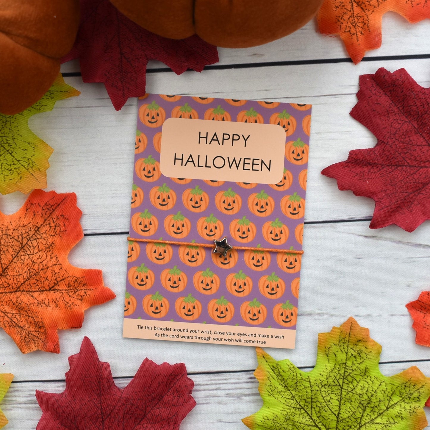 Happy Halloween Wish Bracelet