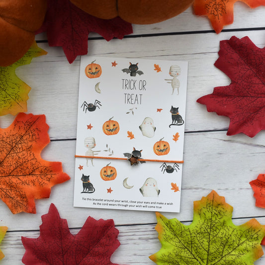 CLEARANCE - Trick or Treat Wish Bracelet