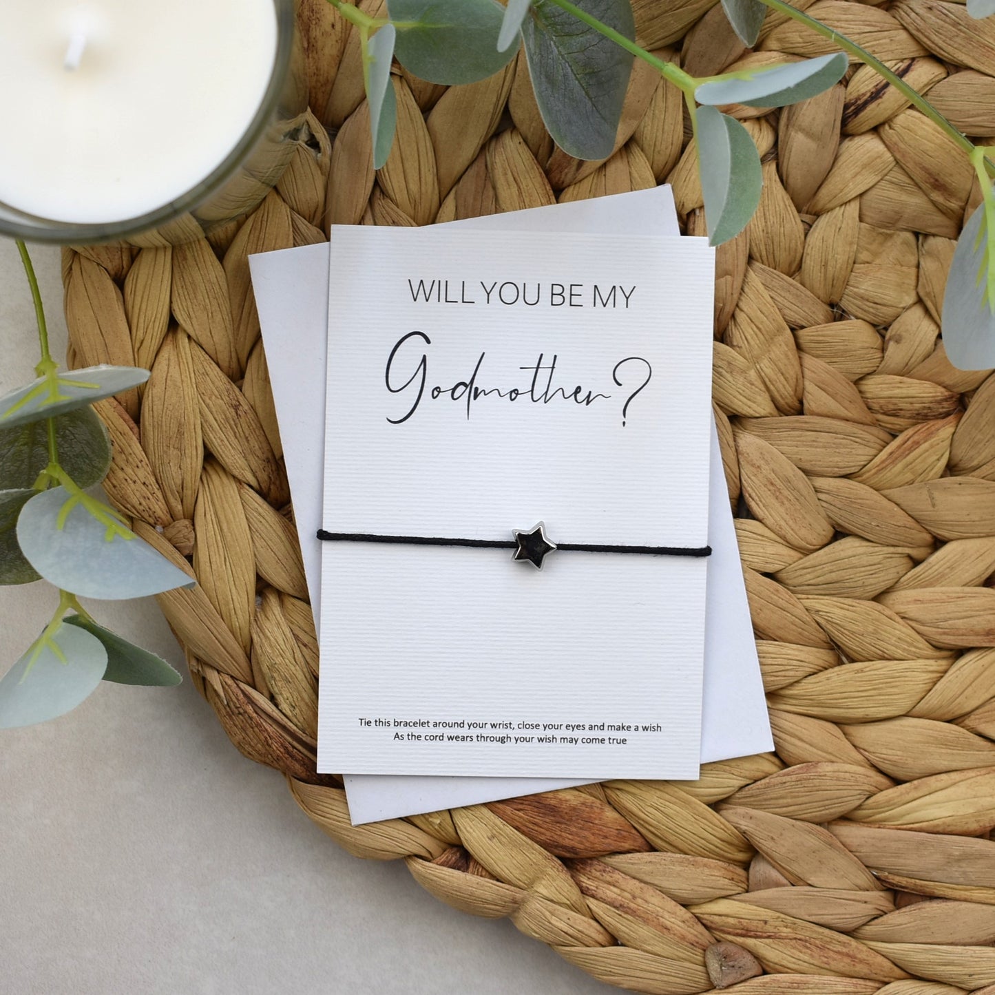 Will You Be My Godmother? Wish Bracelet