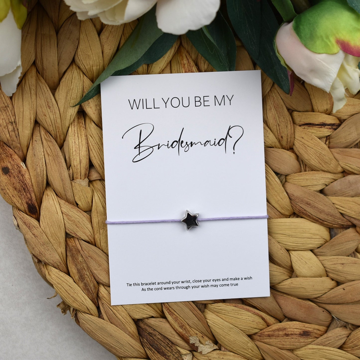 Will You Be My Bridesmaid? Wish Bracelet