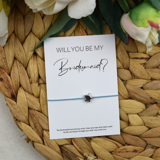 CLEARANCE - Will You Be My Bridesmaid? Wish Bracelet