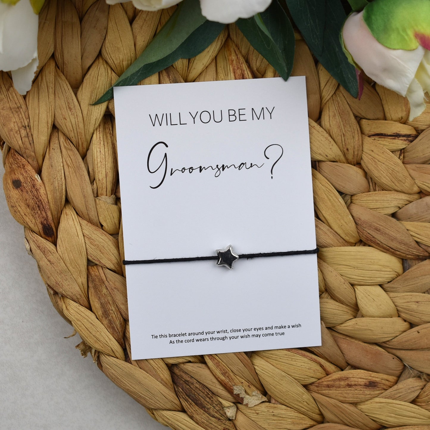 Will You Be My Groomsman? Wish Bracelet