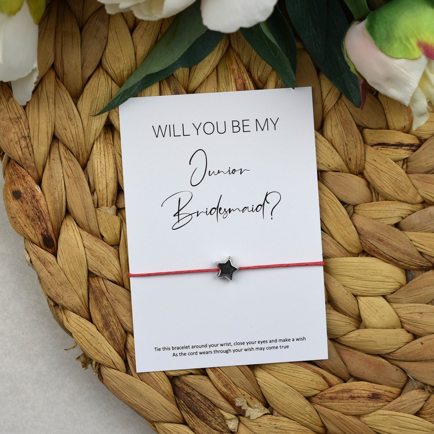 Will You Be My Junior Bridesmaid? Wish Bracelet