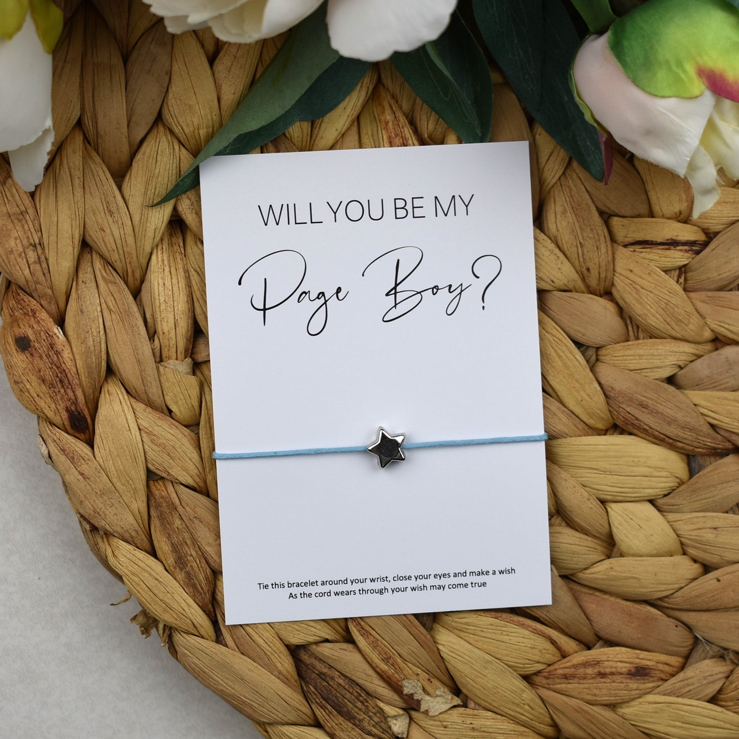 Will You Be My Page Boy? Wish Bracelet