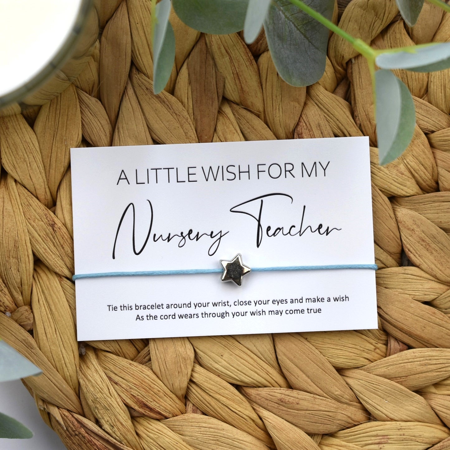 A Little Wish For My Nursery Teacher Wish Bracelet