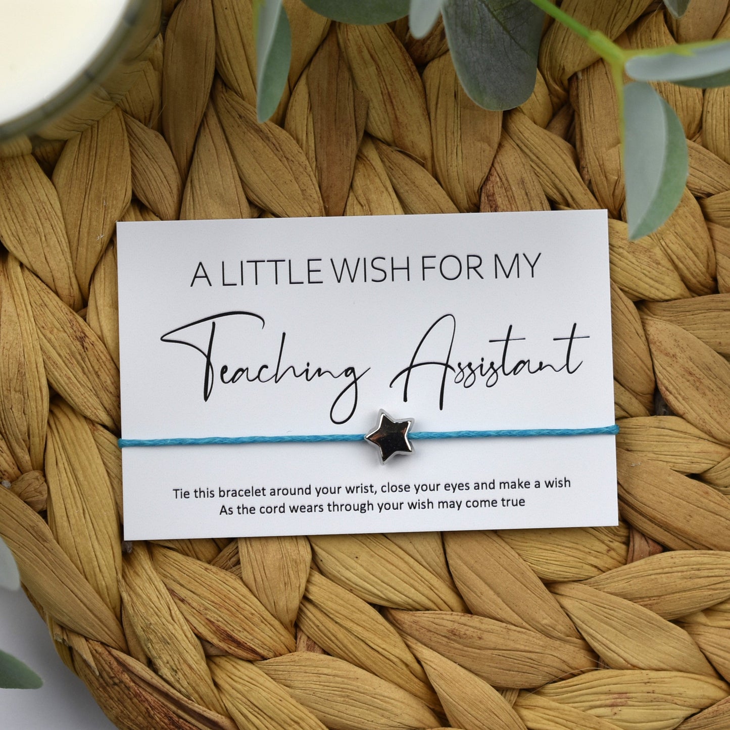 A Little Wish For My Teaching Assistant Wish Bracelet