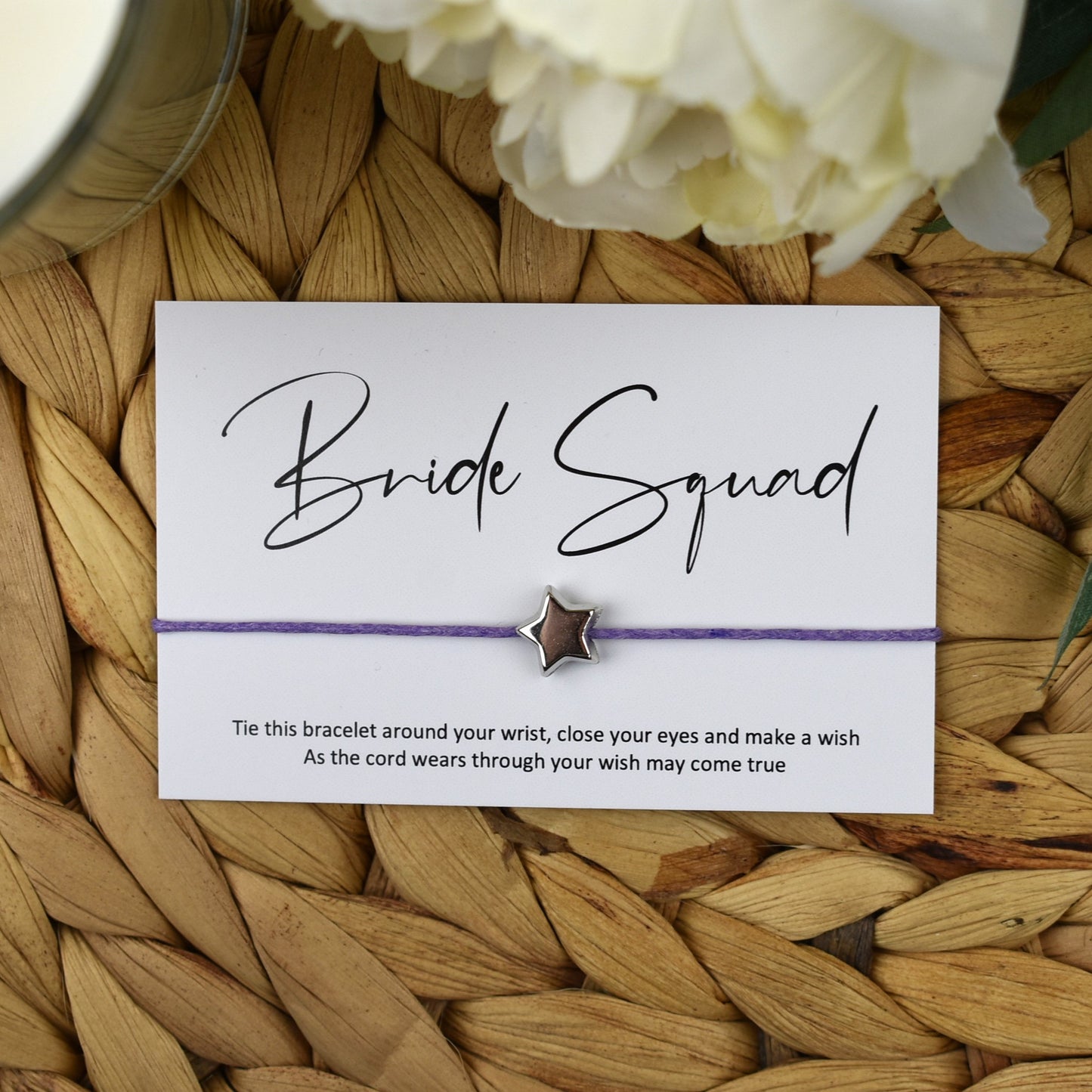 Bride Squad Wish Bracelet