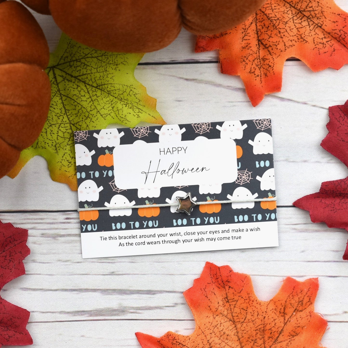 Happy Halloween Wish Bracelet