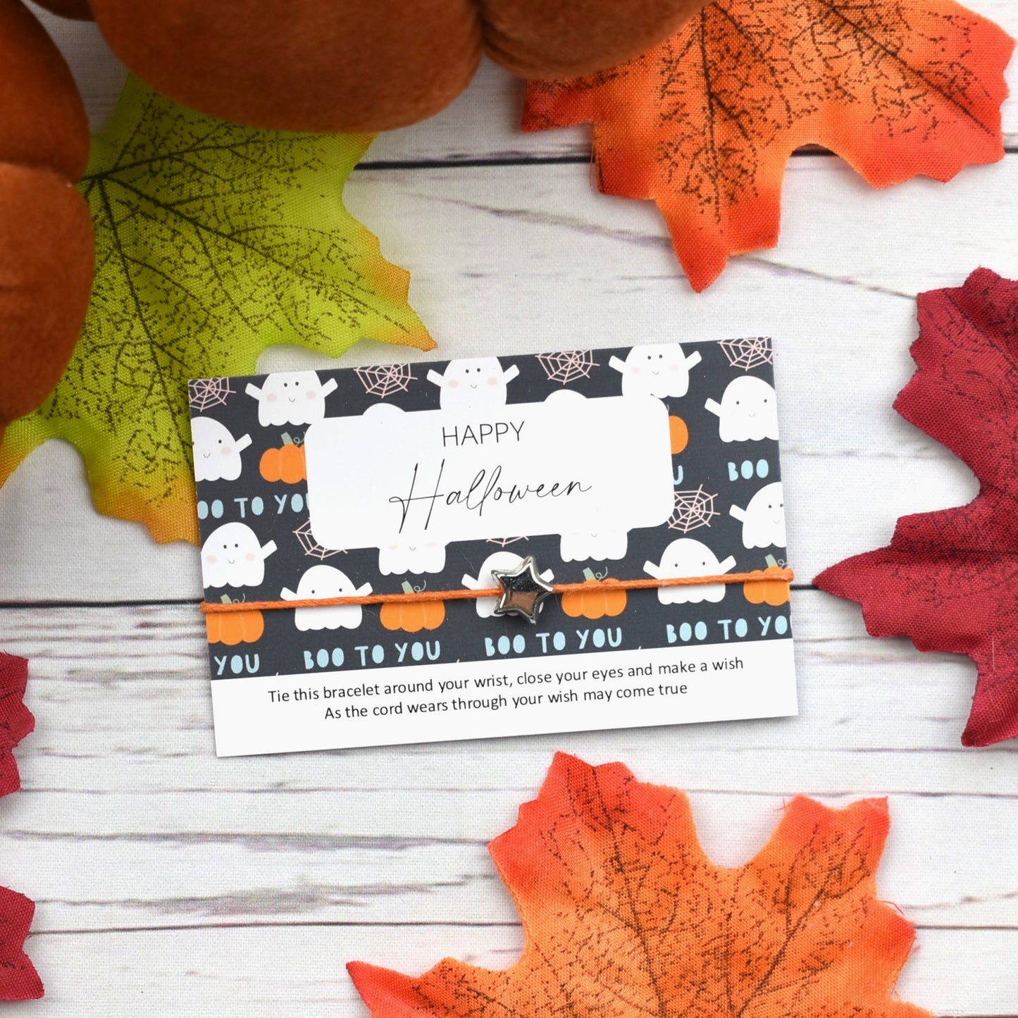 Happy Halloween Wish Bracelet