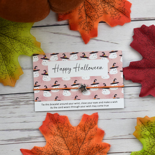 CLEARANCE - Happy Halloween Wish Bracelet
