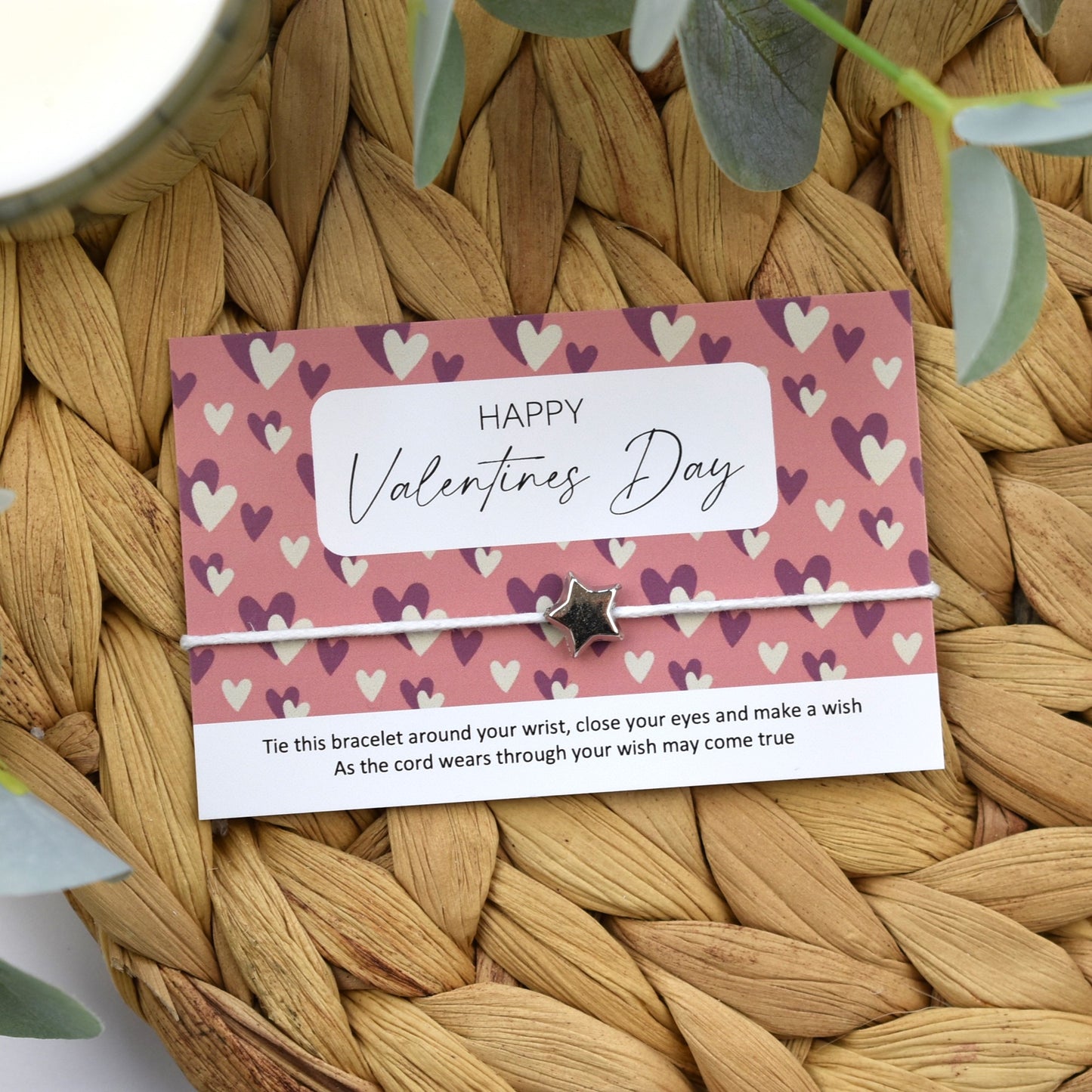 Happy Valentines Day Wish Bracelet
