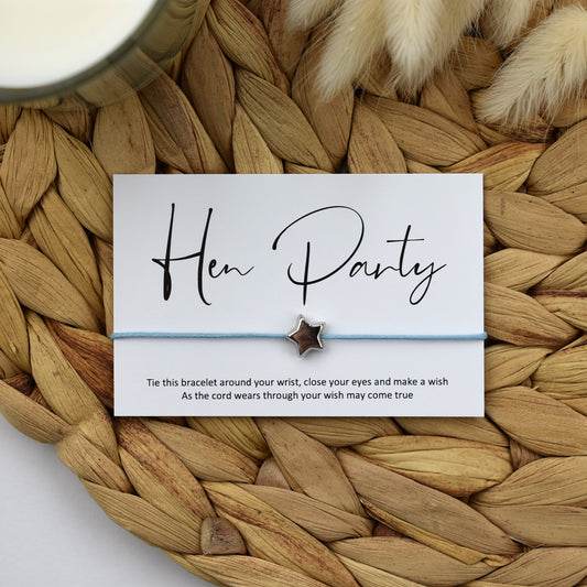 CLEARANCE - Hen Party Wish Bracelet
