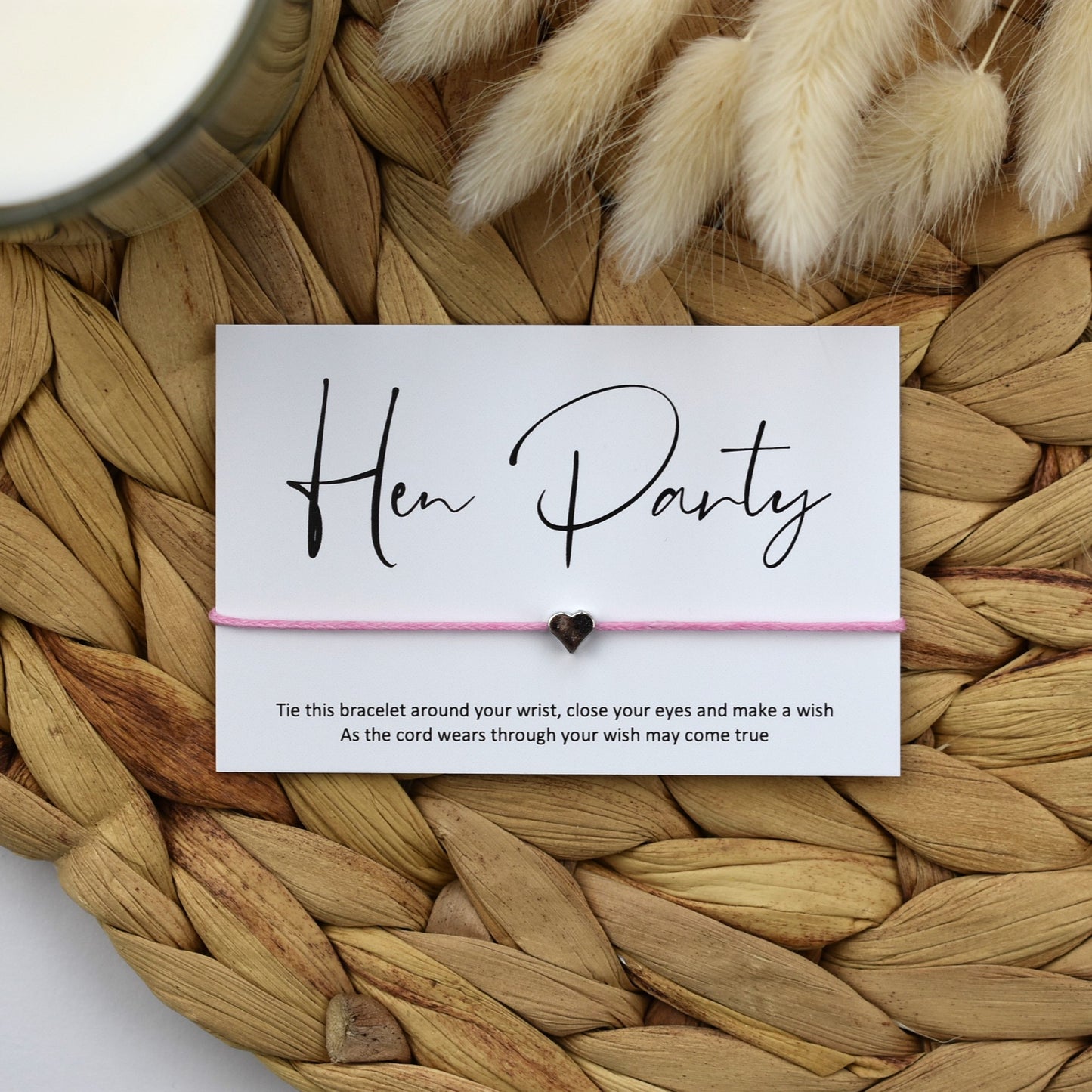 Hen Party Wish Bracelet | Heart Charm