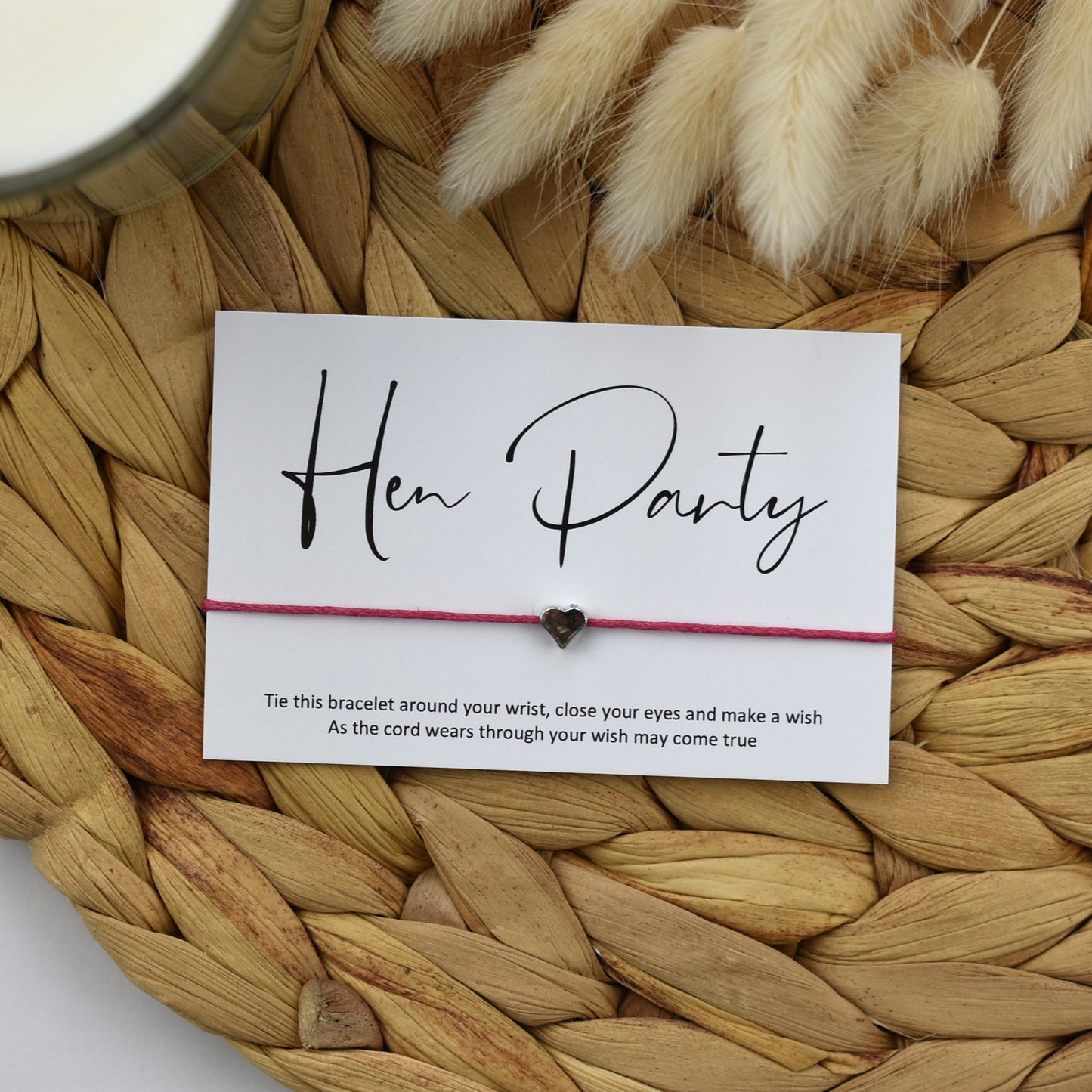 Hen Party Wish Bracelet | Heart Charm