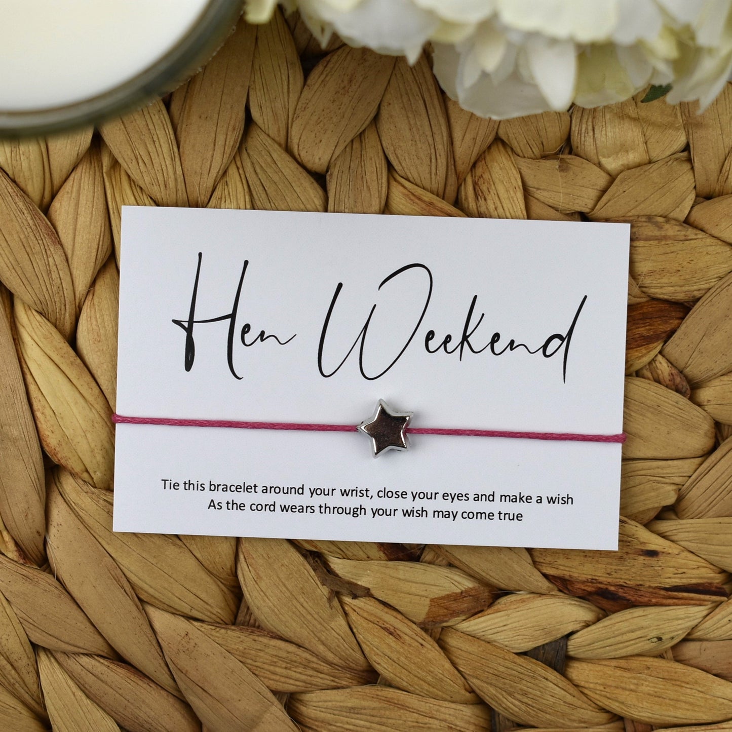 Hen Weekend Wish Bracelet
