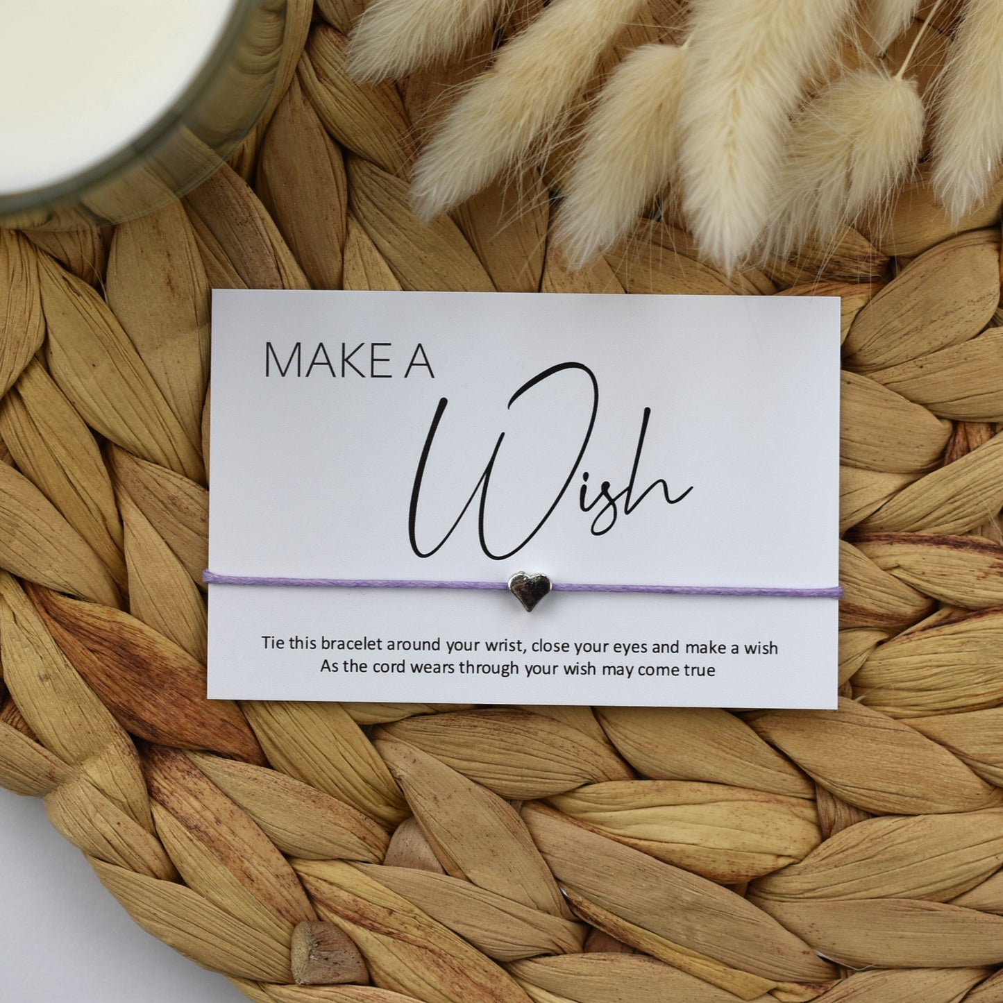 Make A Wish Bracelet | Heart Charm